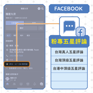 台港中【頂級】FB粉專五星評論